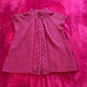 Short sleeve sweater